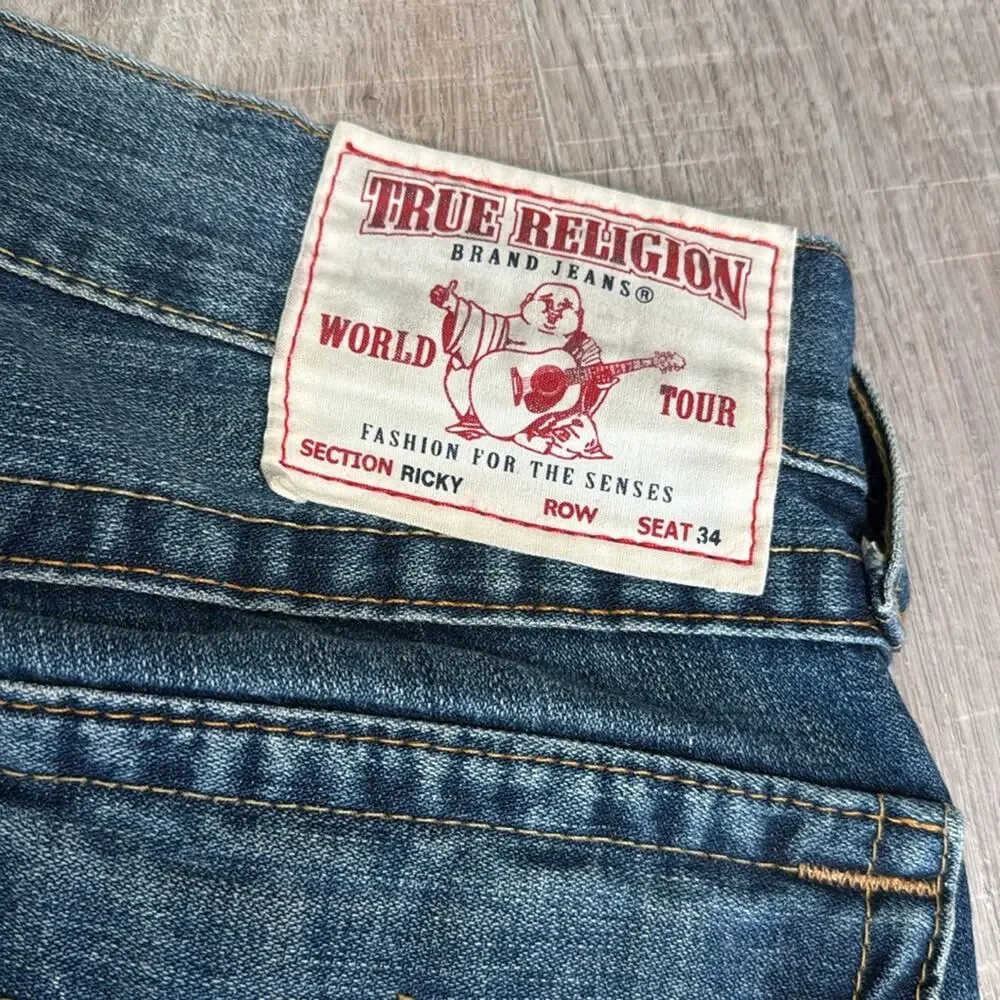 TRUE RELIGION Men’s Ricky Straight Leg Jeans